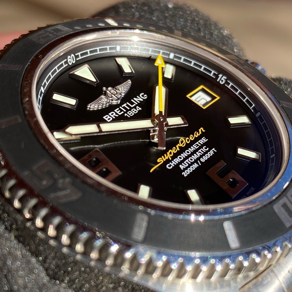 Breitling Superocean Automatic Watch,MSRP $4,200
